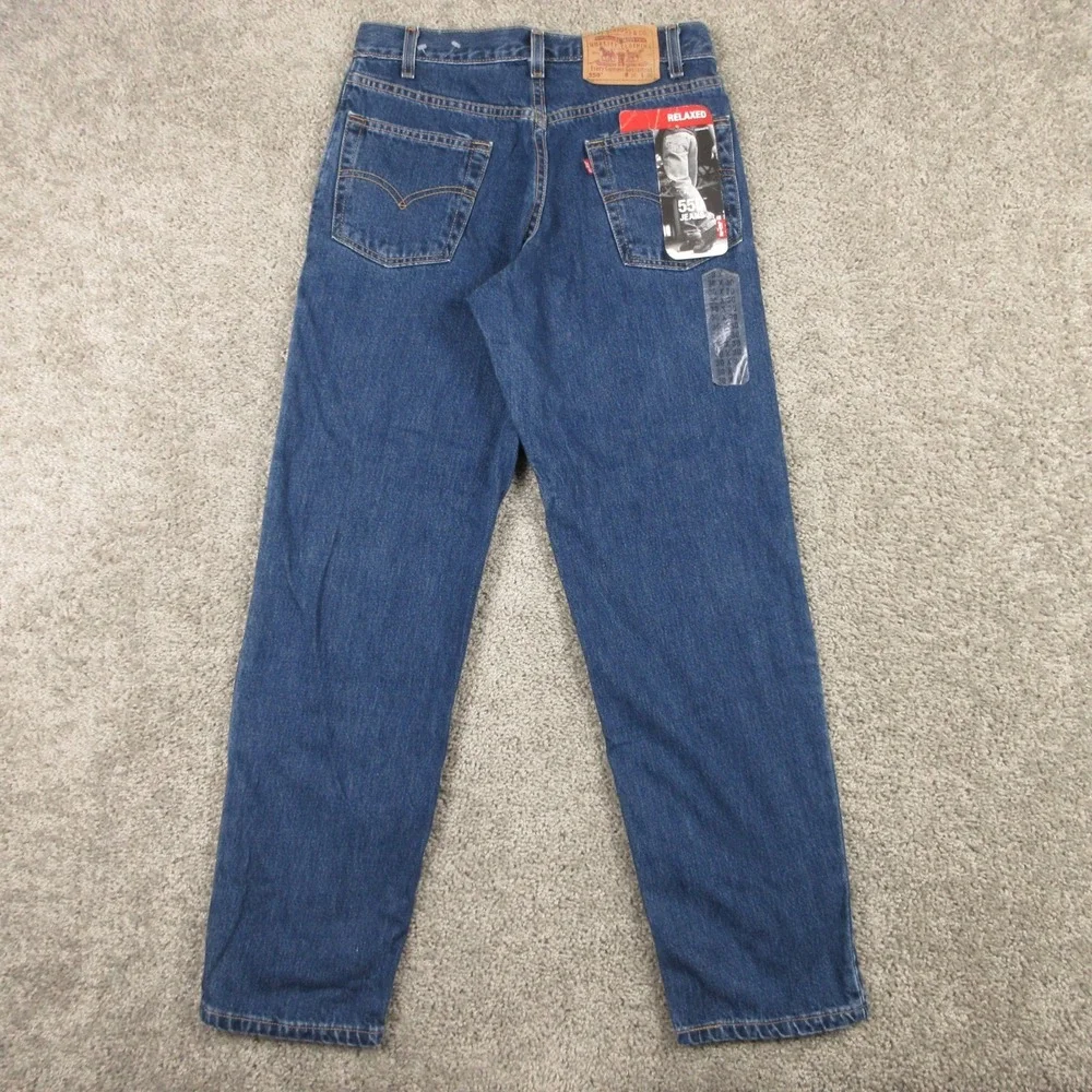 Vintage Levis Jeans Mens 30x30 Blue 550 Relaxed Tapered Made In USA Denim Pants